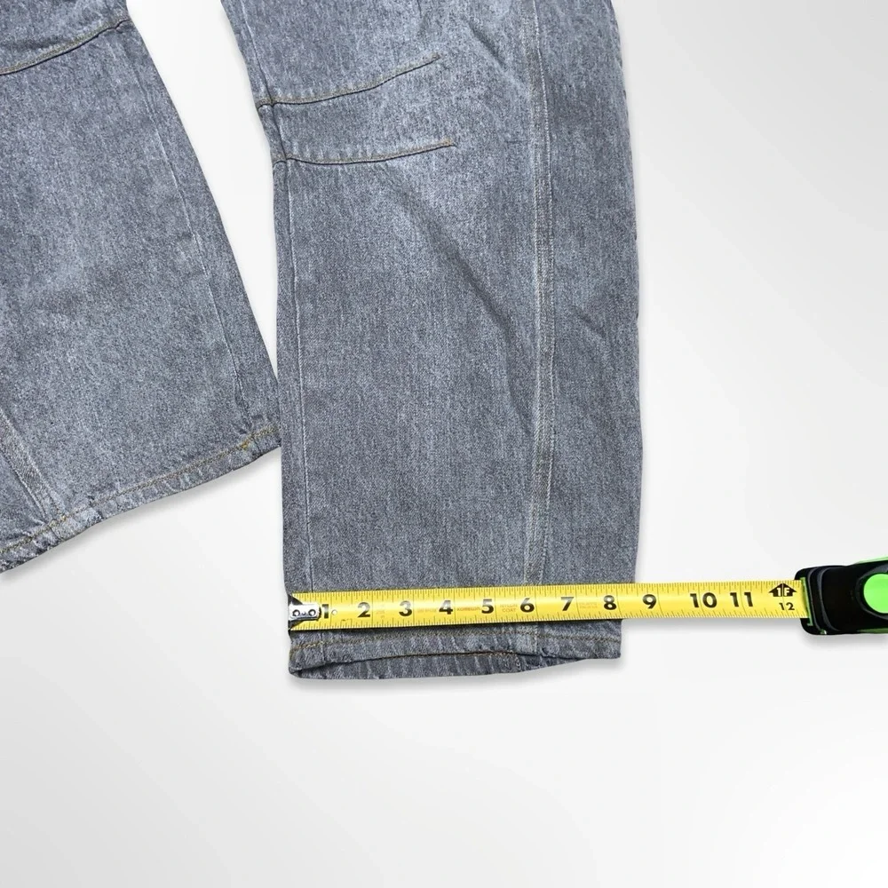 We The Free Lucky You Mid Rise Barrel Jeans Women's Size 24 Gray Acid Wash Denim